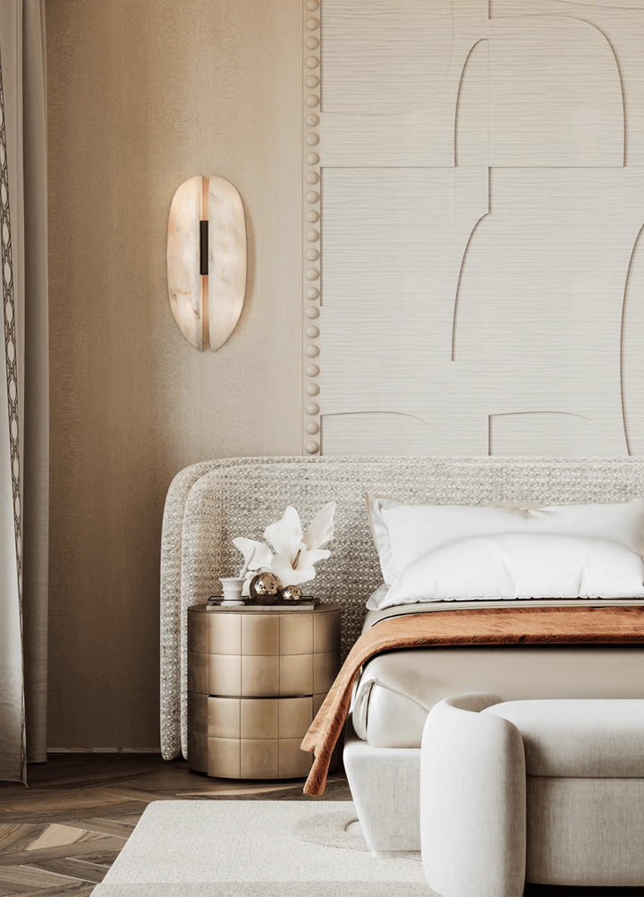 Alabaster Veil Wall Sconce - Vakkerlight