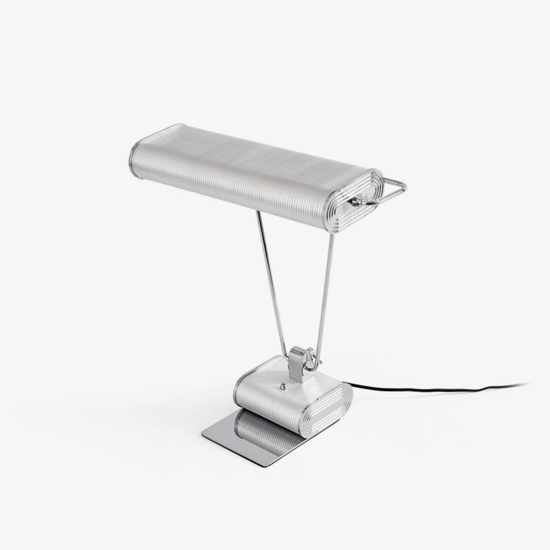 Chrome Coiled Wire Desk Lamp - Vakkerlight
