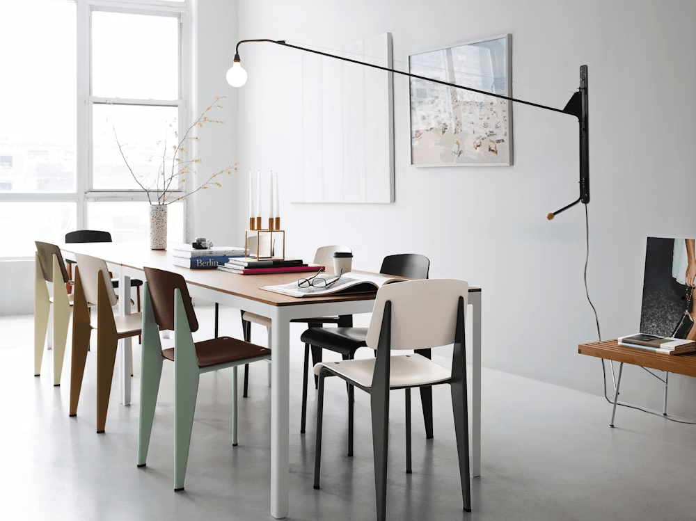 Black Long Arm Swing Arm Wall Lamp - Vakkerlight