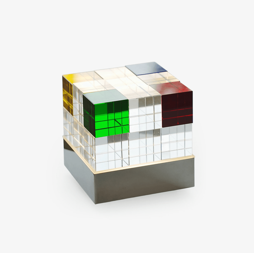 Colored Crystal Cube Table Lamp - Vakkerlight