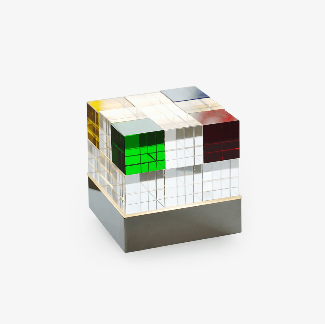 Colored Crystal Cube Table Lamp - Vakkerlight