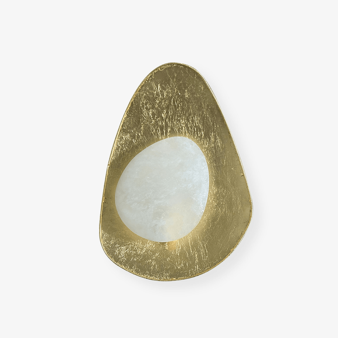 Organic Gilded Pebble Sconce - Vakkerlight