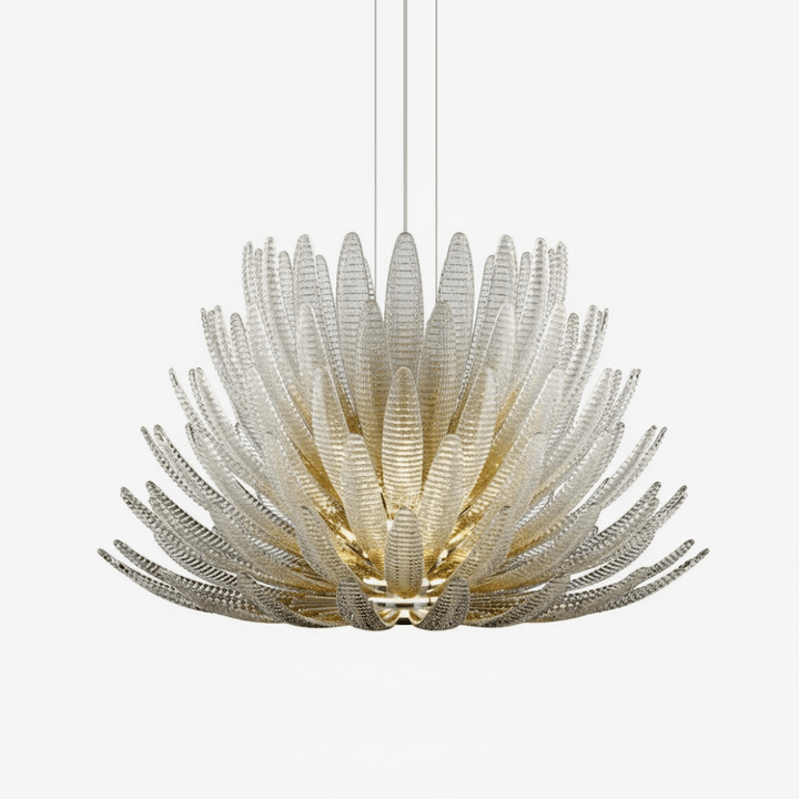 Aurelia Glass Petal Chandelier - Vakkerlight