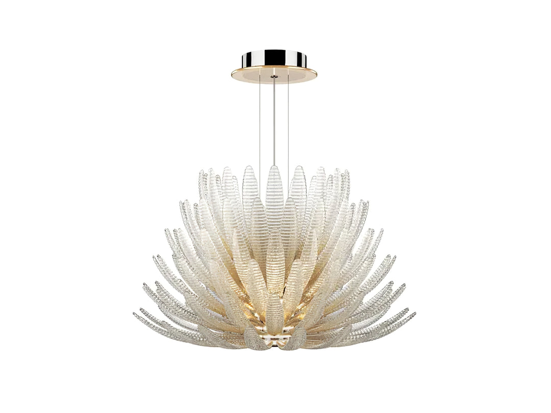 Aurelia Glass Petal Chandelier - Vakkerlight