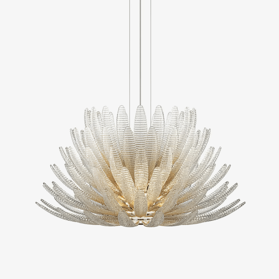 Aurelia Glass Petal Chandelier - Vakkerlight