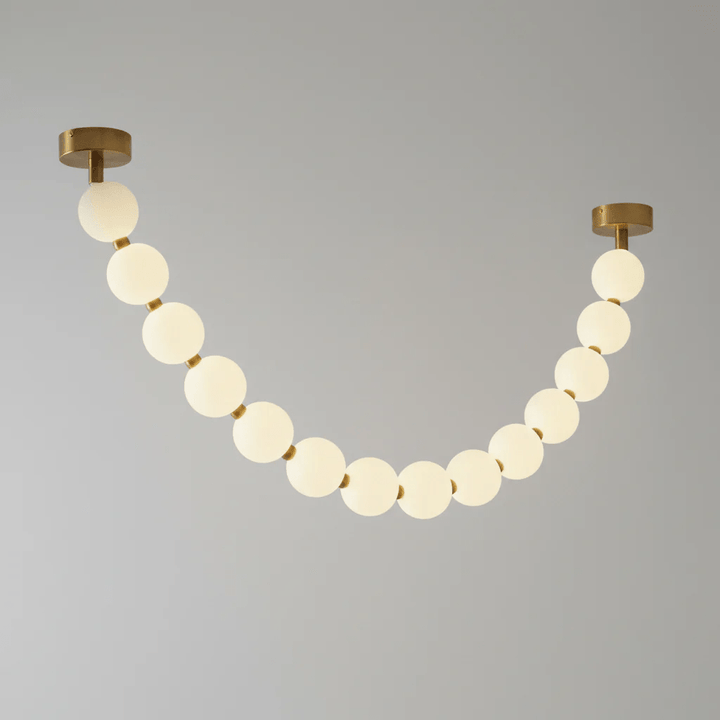 Pearl Necklace Balls Chandelier - Vakkerlight