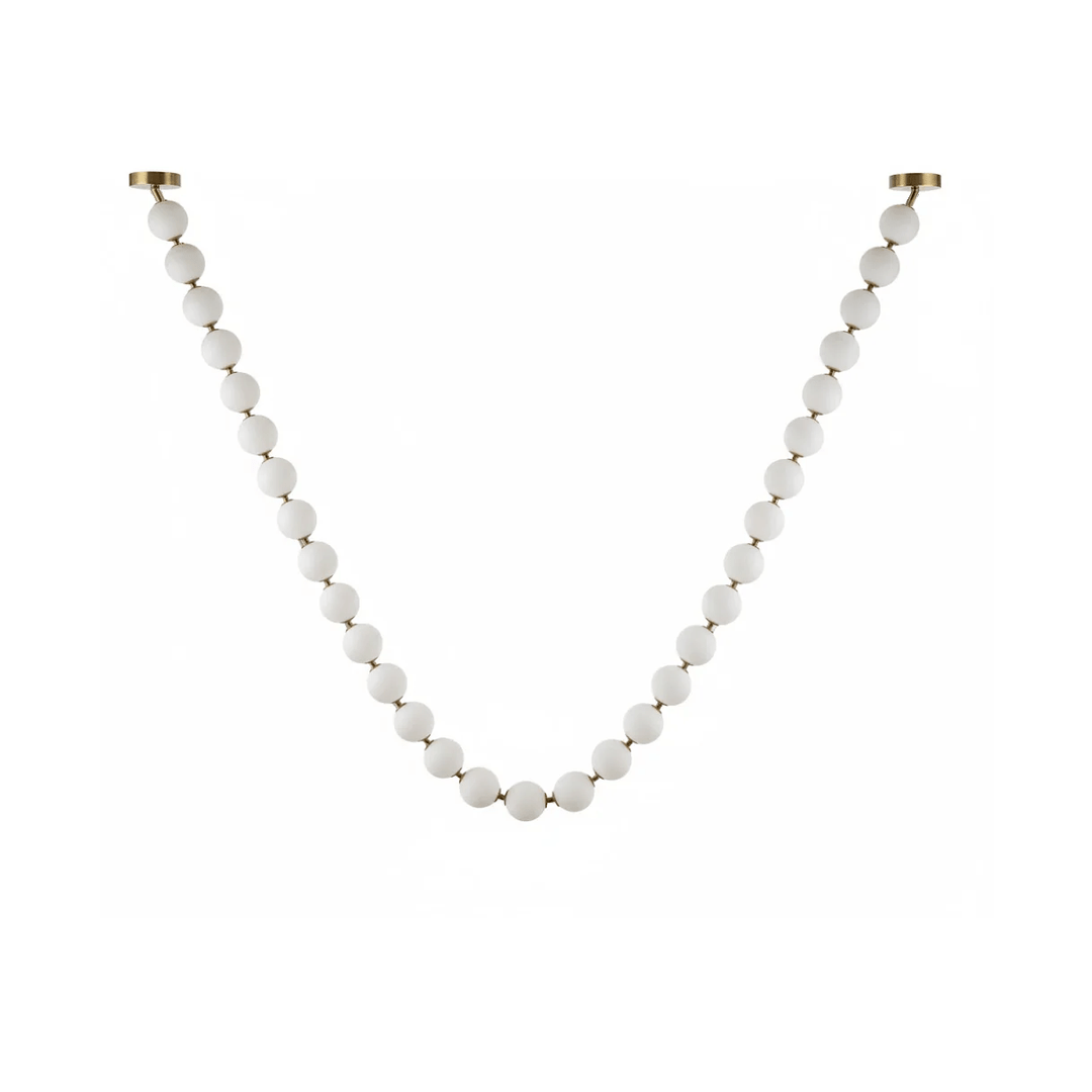 Pearl Necklace Balls Chandelier - Vakkerlight