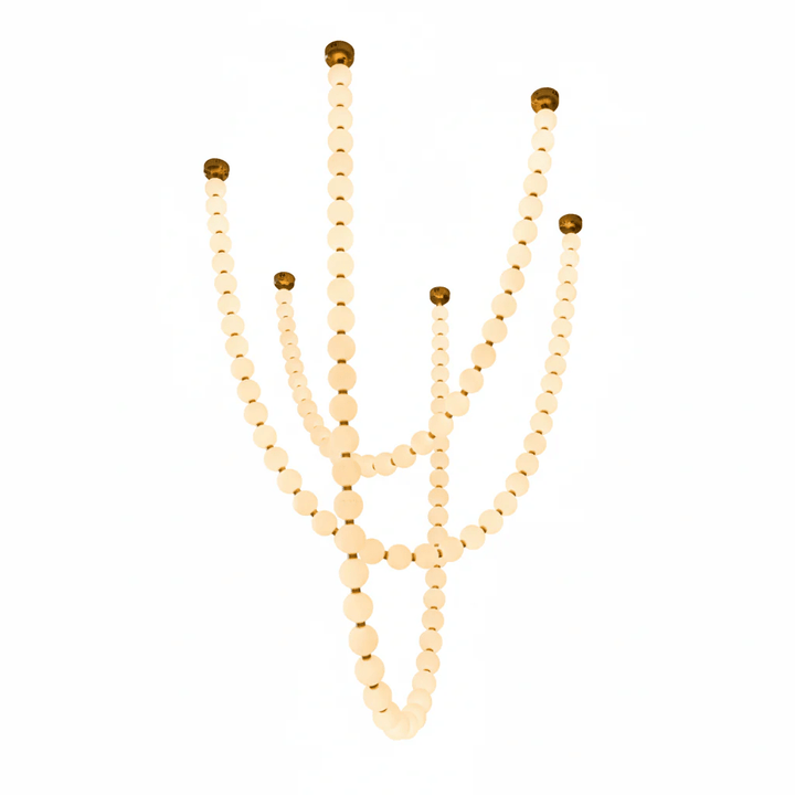 Pearl Necklace Balls Chandelier - Vakkerlight