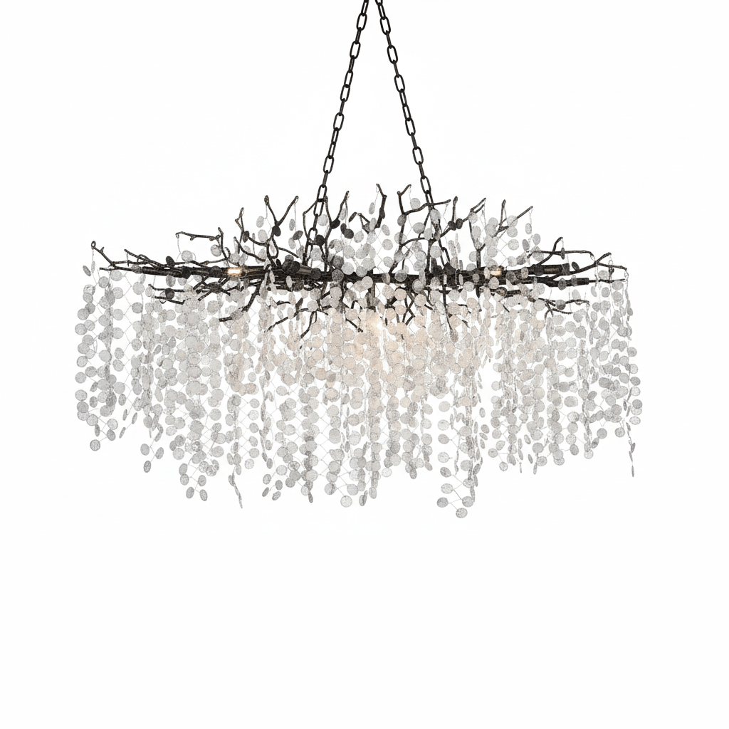 Shiro Noda Crystal Chandelier - Vakkerlight