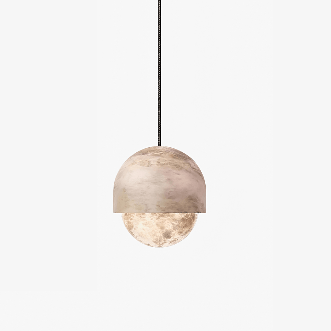 Lunar Dome Alabaster Pendant Light - Vakkerlight