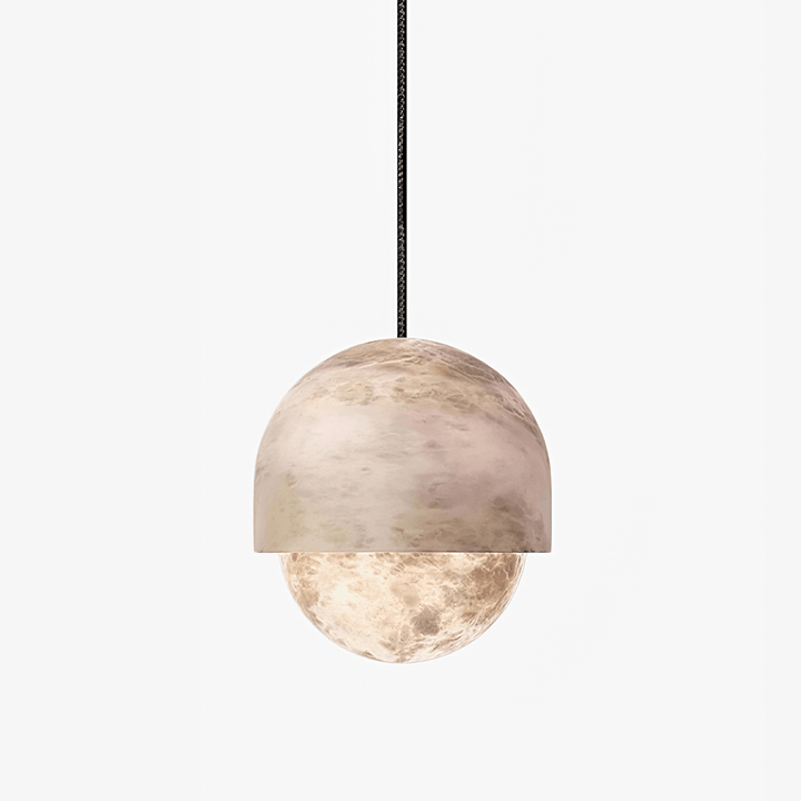 Lunar Dome Alabaster Pendant Light - Vakkerlight