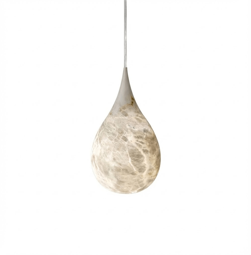 Alabaster Raindrop Pendant Light - Vakkerlight