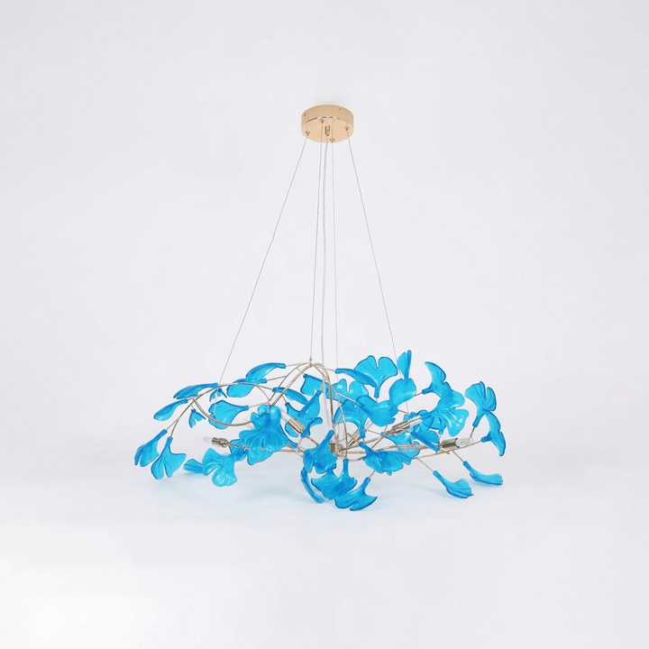 Acrylic Ginkgo Leaf Chandelier - Vakkerlight