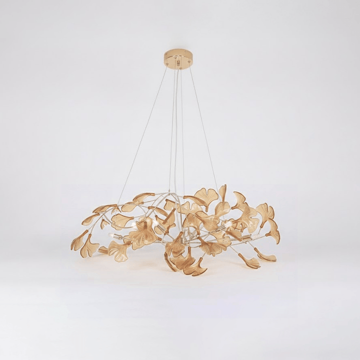 Acrylic Ginkgo Leaf Chandelier - Vakkerlight