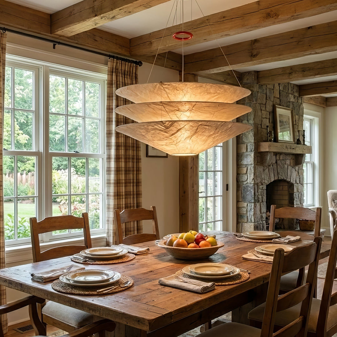 Kazu Cone Silk Pendant Lamp - Vakkerlight