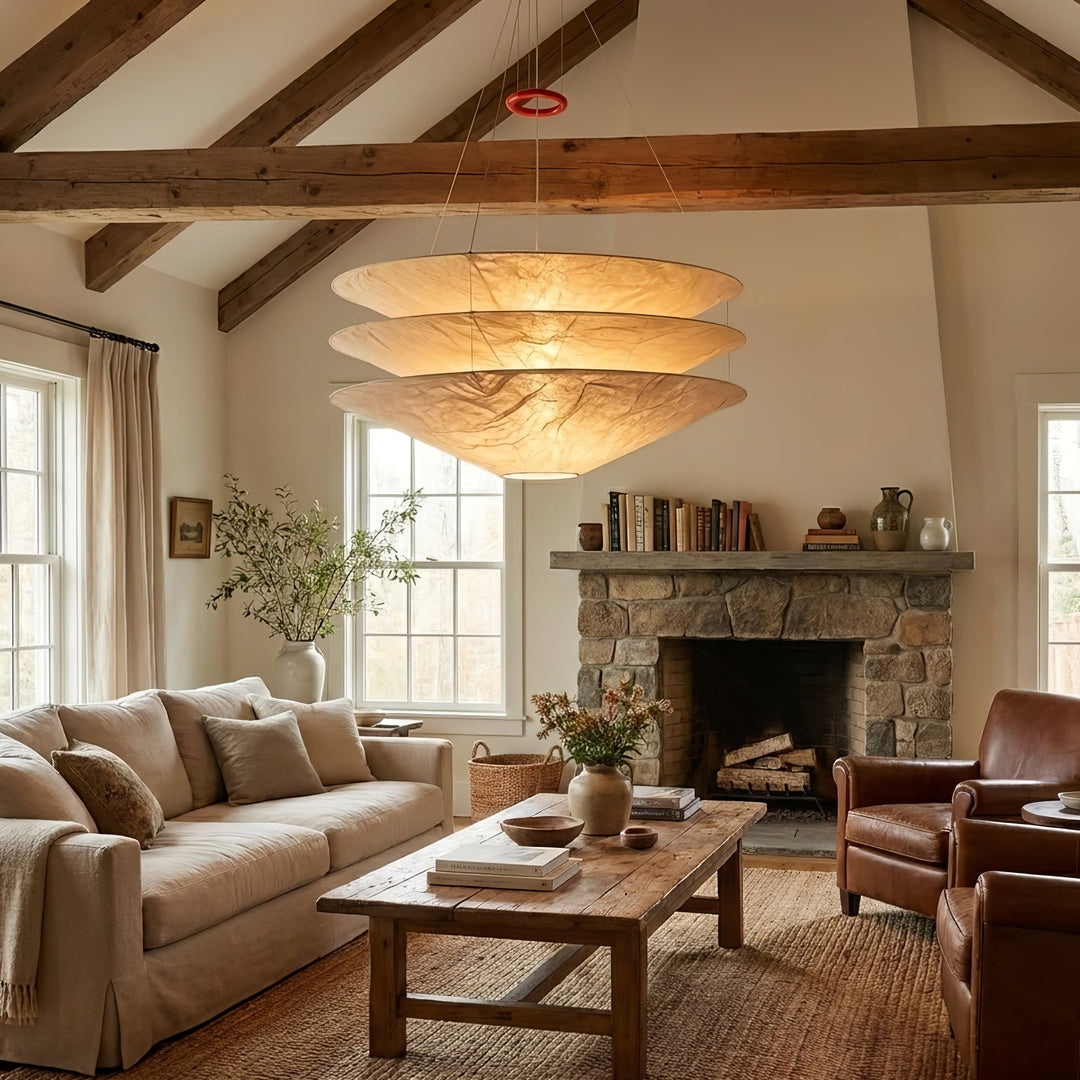 Kazu Cone Silk Pendant Lamp - Vakkerlight