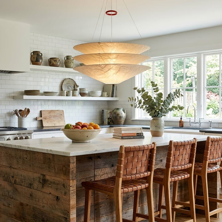 Kazu Cone Silk Pendant Lamp - Vakkerlight