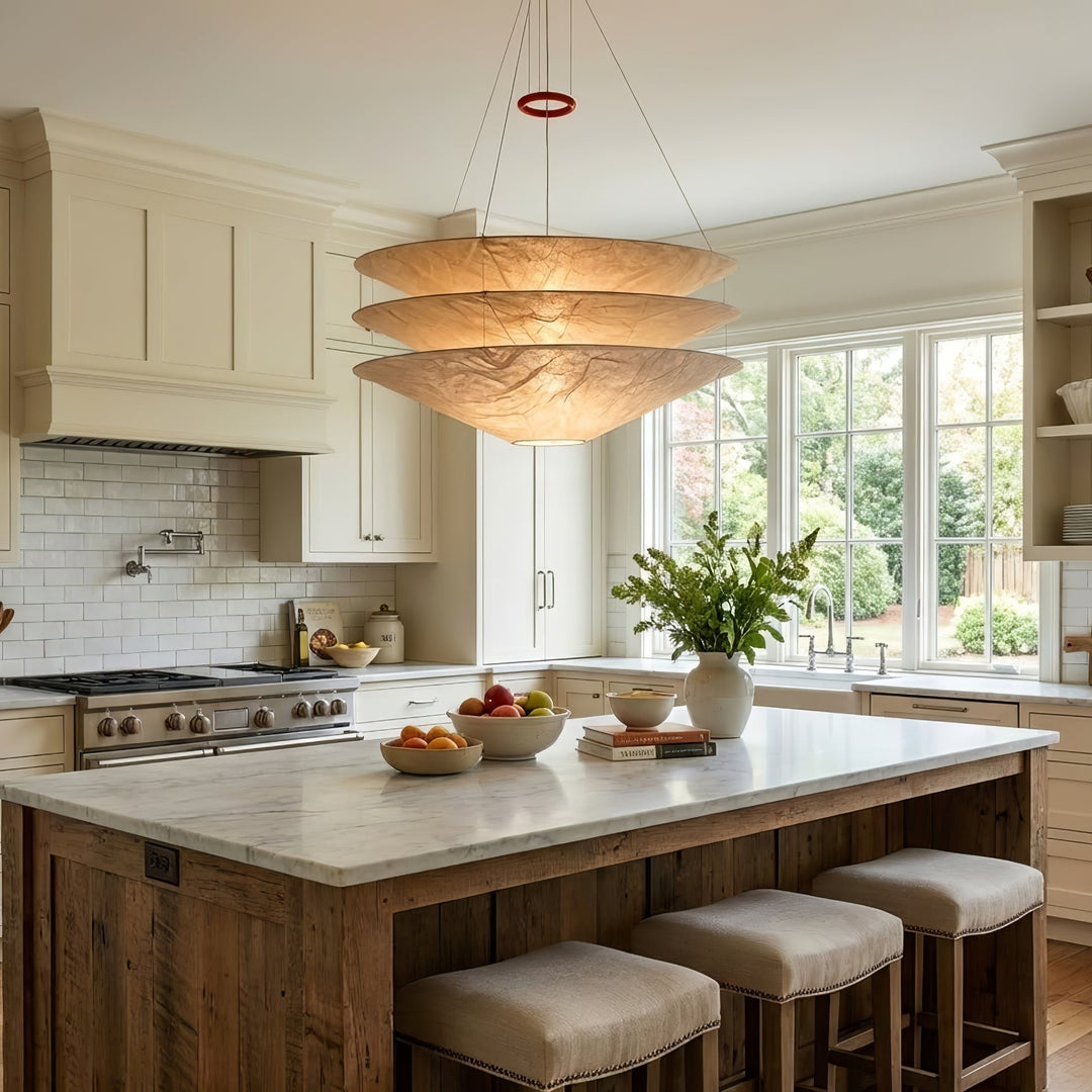 Kazu Cone Silk Pendant Lamp - Vakkerlight