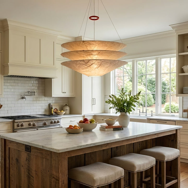 Kazu Cone Silk Pendant Lamp - Vakkerlight