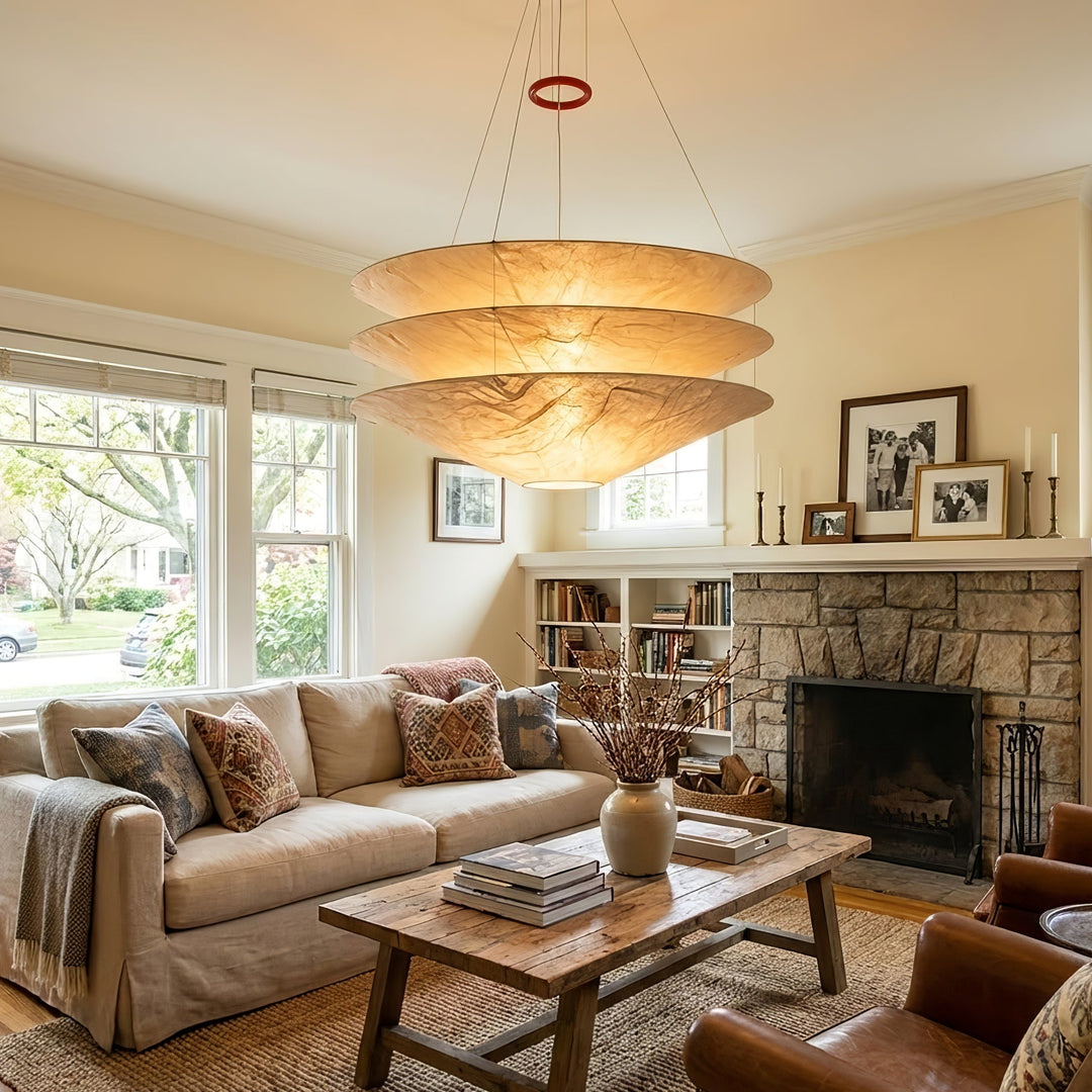 Kazu Cone Silk Pendant Lamp - Vakkerlight