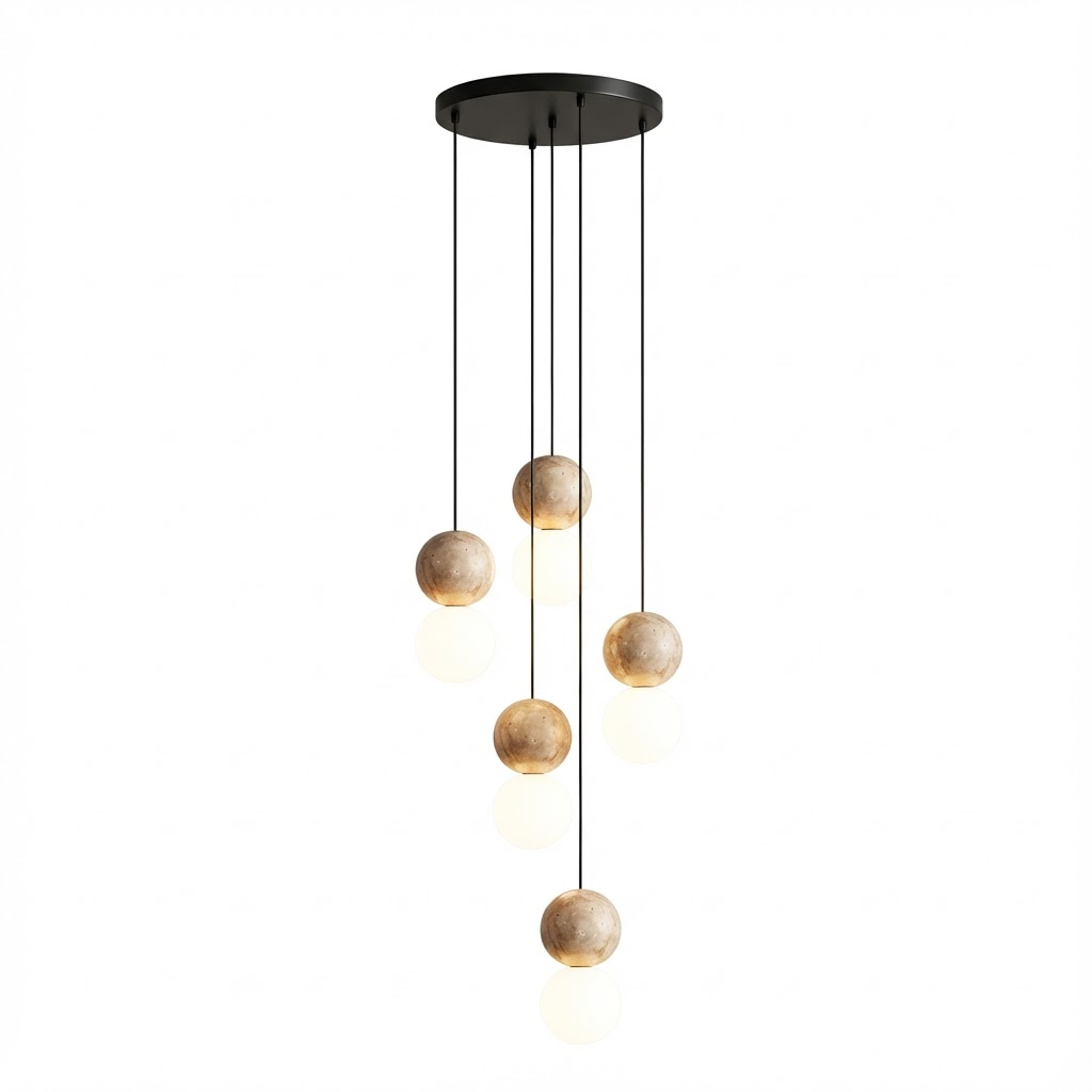 Camille Travertine Pendant Light