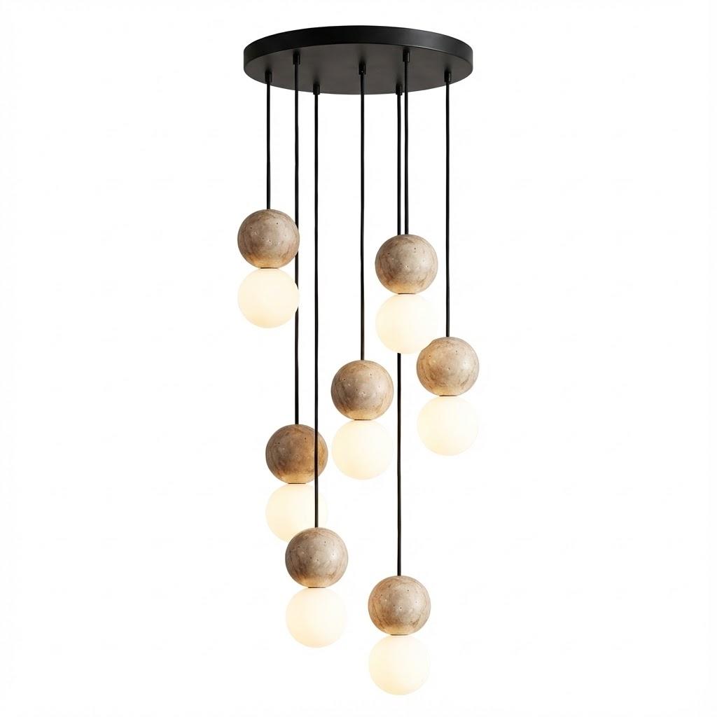 Camille Travertine Pendant Light