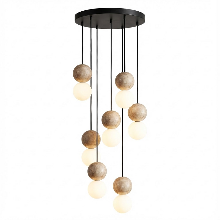Camille Travertine Pendant Light