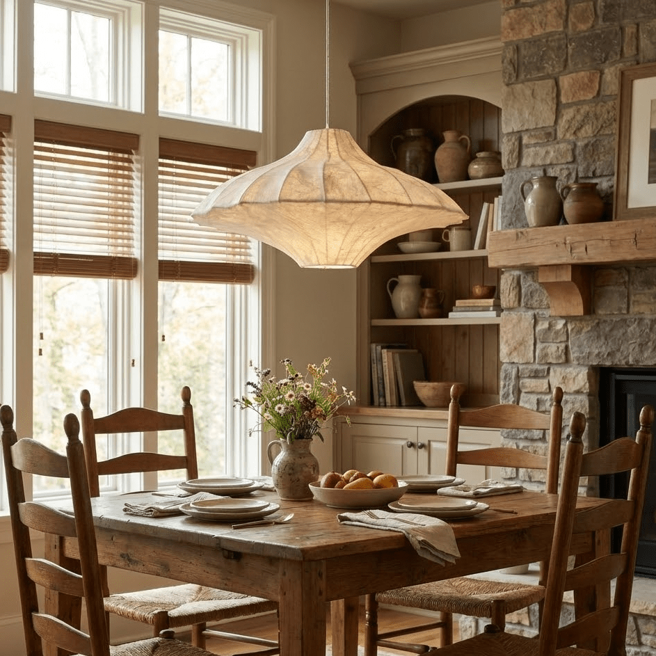 Aurielle Silk Pavilion Pendant Lamp - Vakkerlight