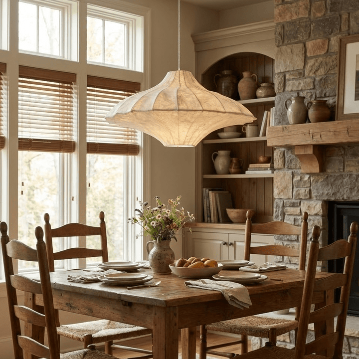 Aurielle Silk Pavilion Pendant Lamp - Vakkerlight