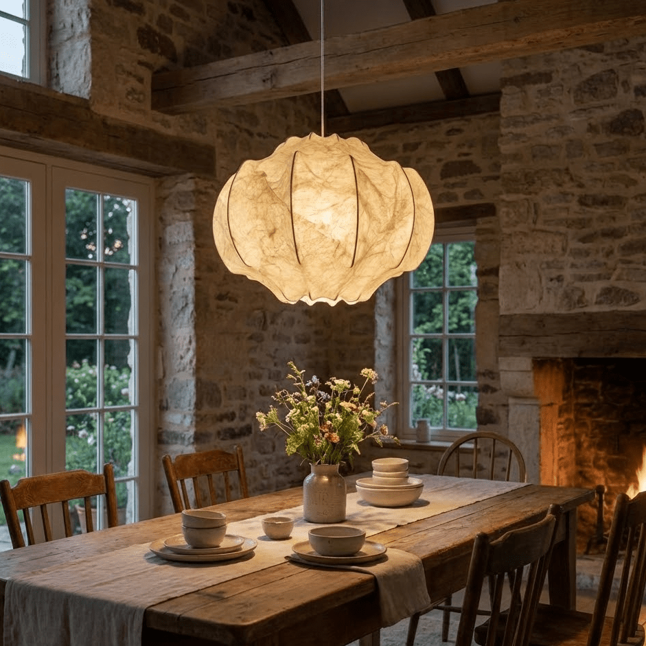 Lunara Silk Bloom Pendant Lamp - Vakkerlight