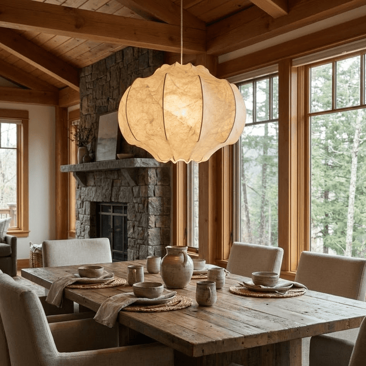 Lunara Silk Bloom Pendant Lamp - Vakkerlight