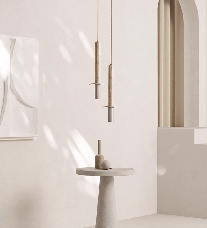 Linea Travertine Pendant Lamp - Vakkerlight
