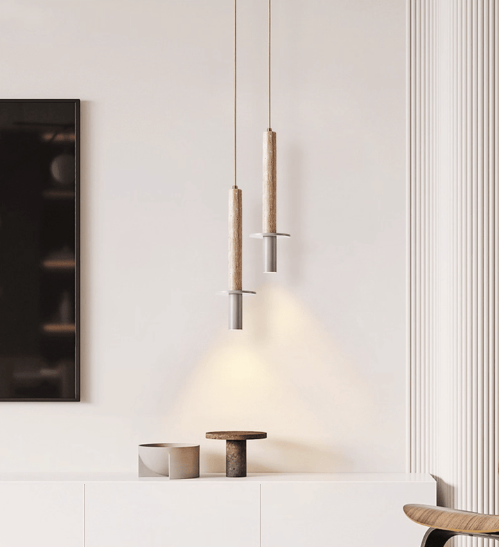 Linea Travertine Pendant Lamp - Vakkerlight