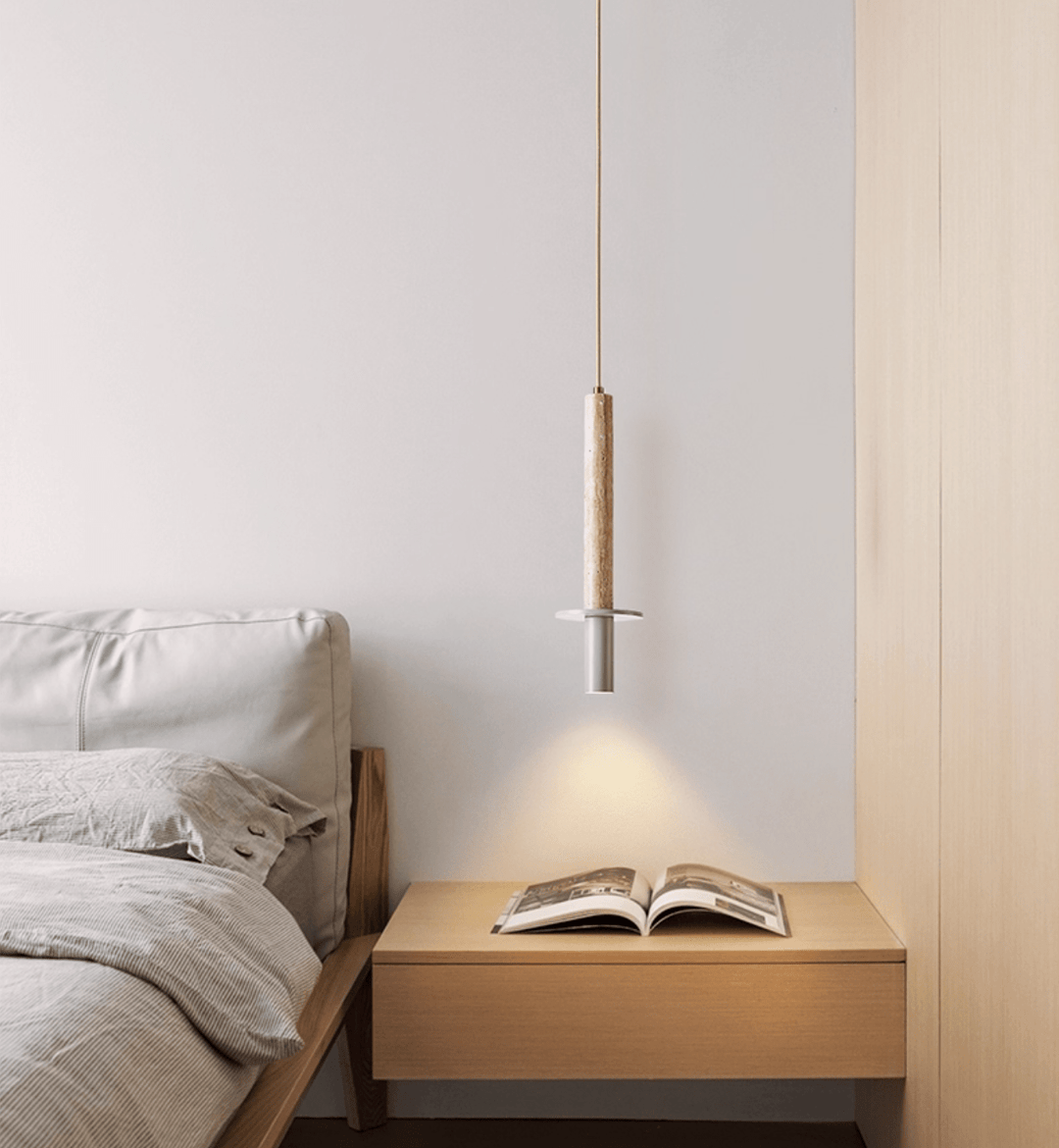 Linea Travertine Pendant Lamp - Vakkerlight