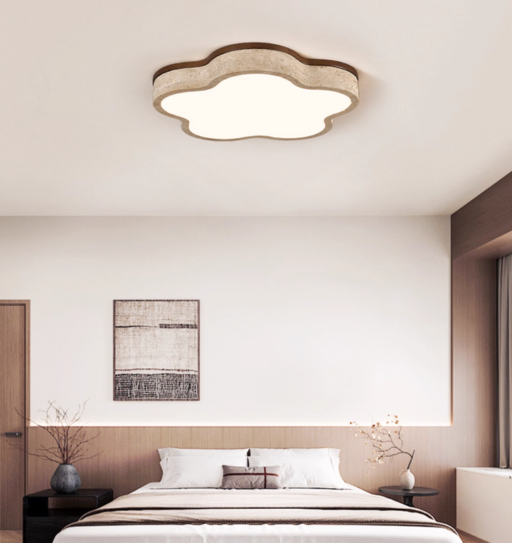 Cloudline Travertine Ceiling Lamp