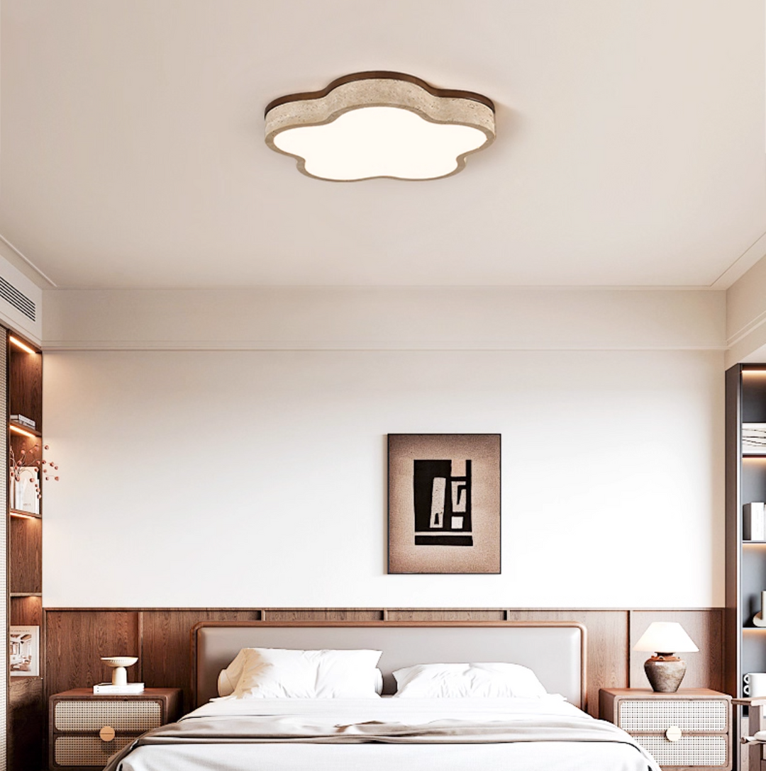 Cloudline Travertine Ceiling Lamp