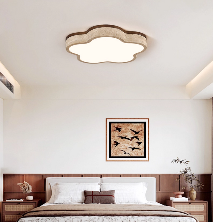 Cloudline Travertine Ceiling Lamp