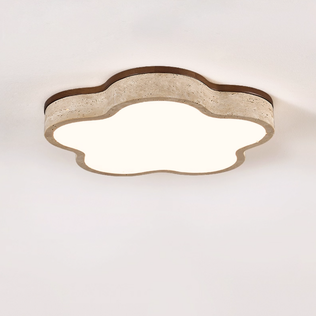 Cloudline Travertine Ceiling Lamp