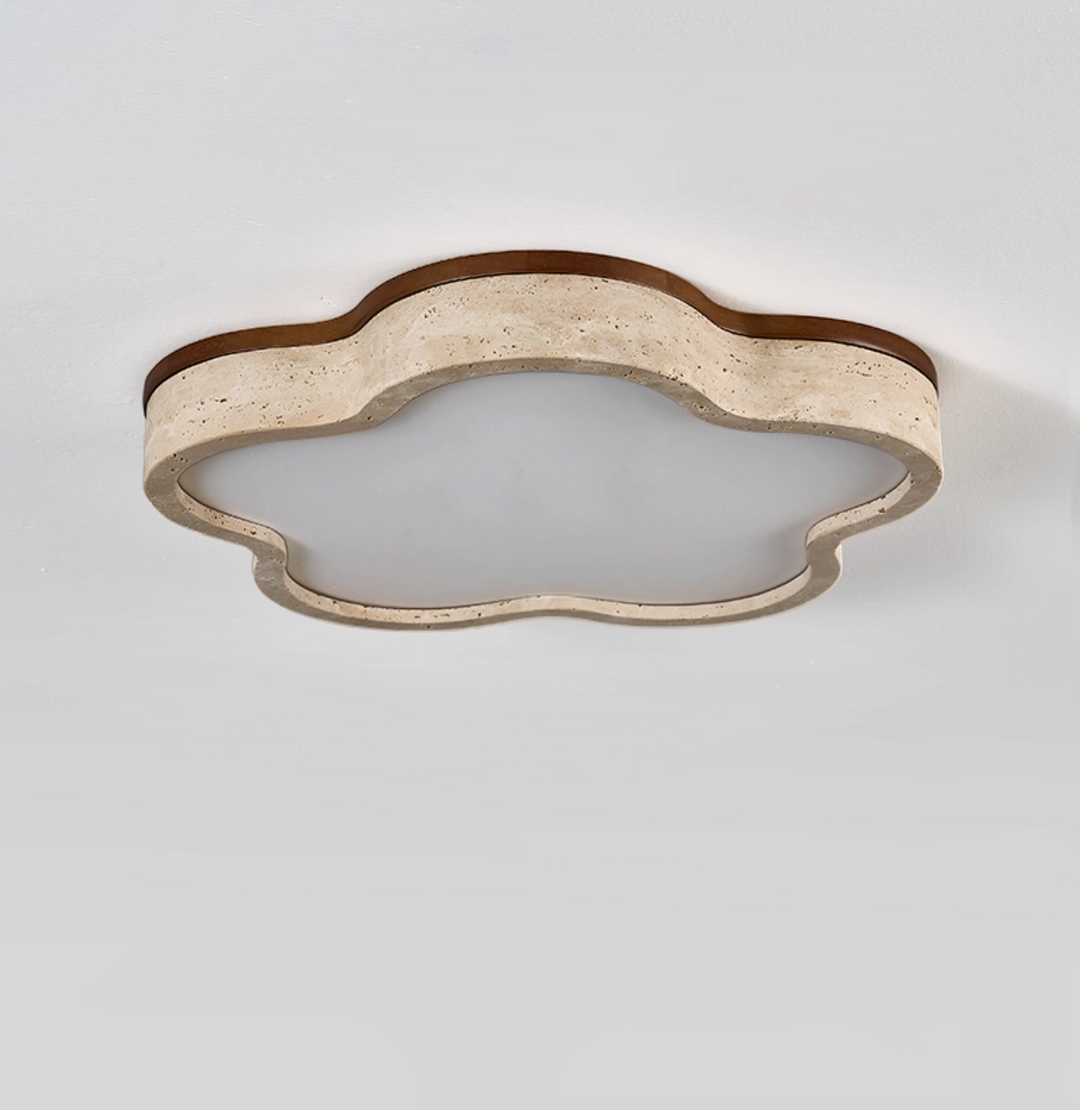 Cloudline Travertine Ceiling Lamp