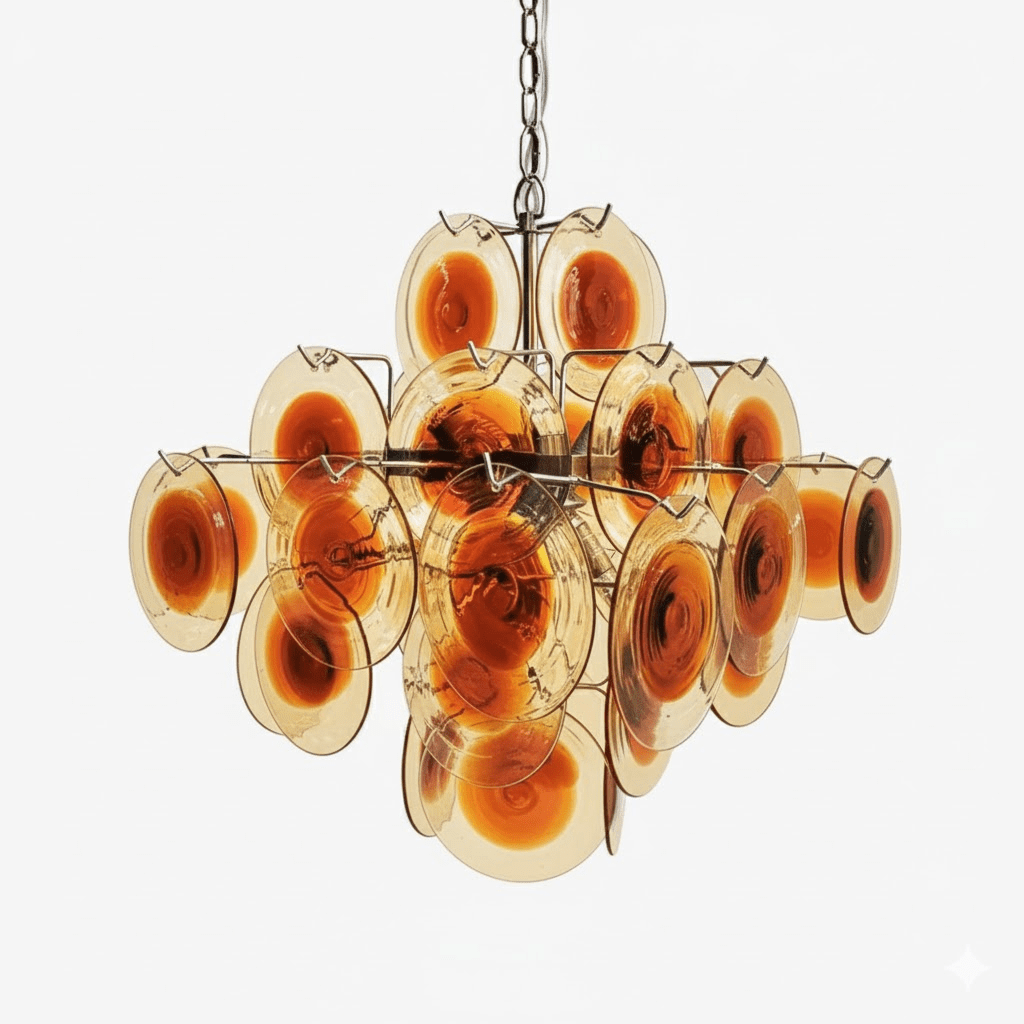 Mazzega Vistosi Murano Chandelier - Vakkerlight