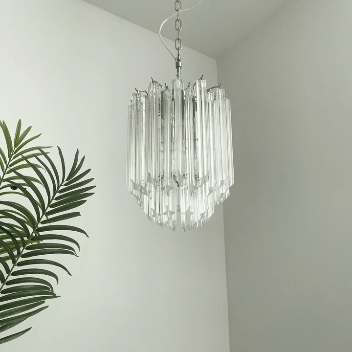 Transparant Murano Prism Chandelier - Vakkerlight