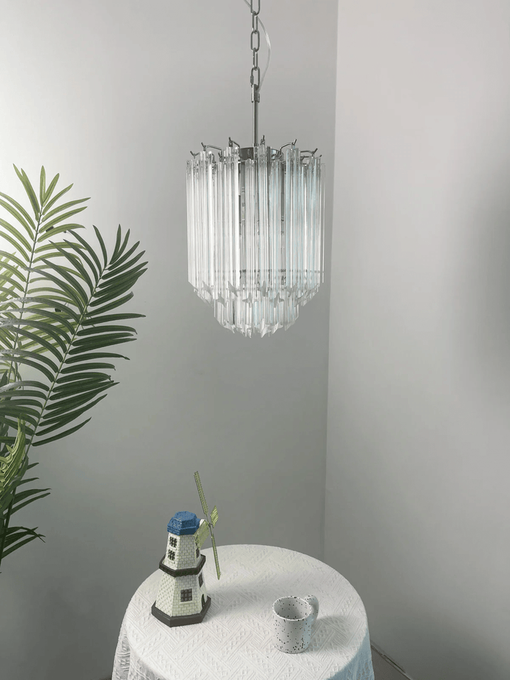 Transparant Murano Prism Chandelier - Vakkerlight
