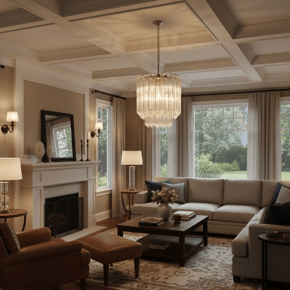 Transparant Murano Prism Chandelier - Vakkerlight