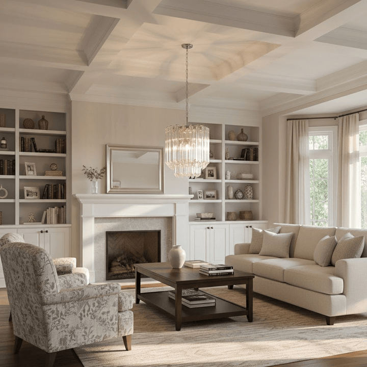 Transparant Murano Prism Chandelier - Vakkerlight