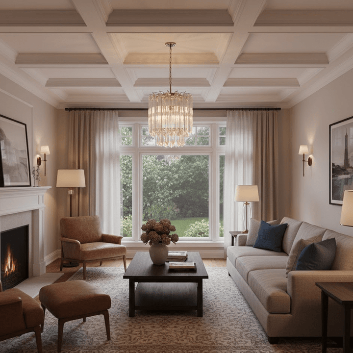 Transparant Murano Prism Chandelier - Vakkerlight