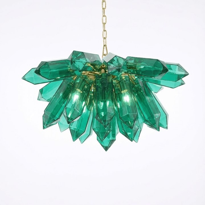 Emerald Crystal Chandelier - Vakkerlight