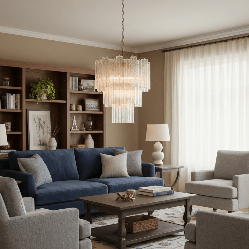 Frostveil Chandelier - Vakkerlight