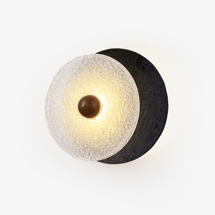 Lunara Textured Disc Wall Light - Vakkerlight