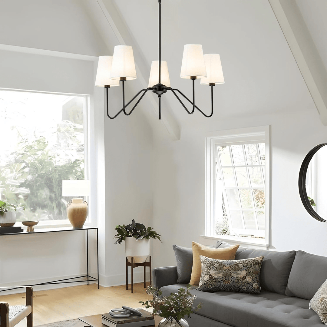 Lumos Black Chandelier - Vakkerlight