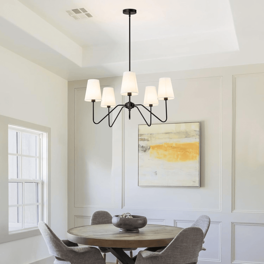 Lumos Black Chandelier - Vakkerlight